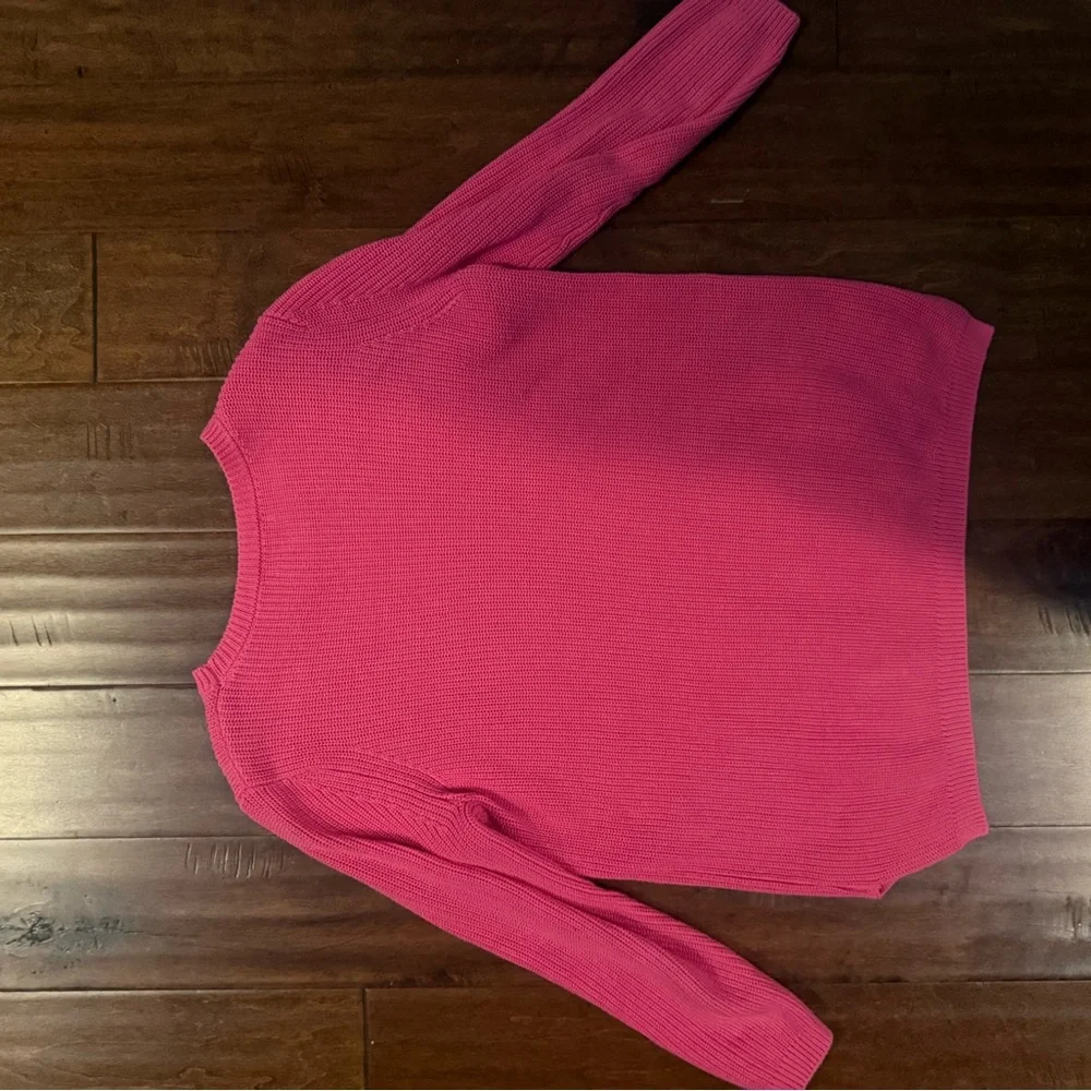 525 America Pink Knit Sweater